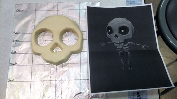 skeleton mask prototype